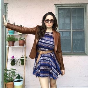 Ralph Lauren Black Label • Tan Leather Blazer